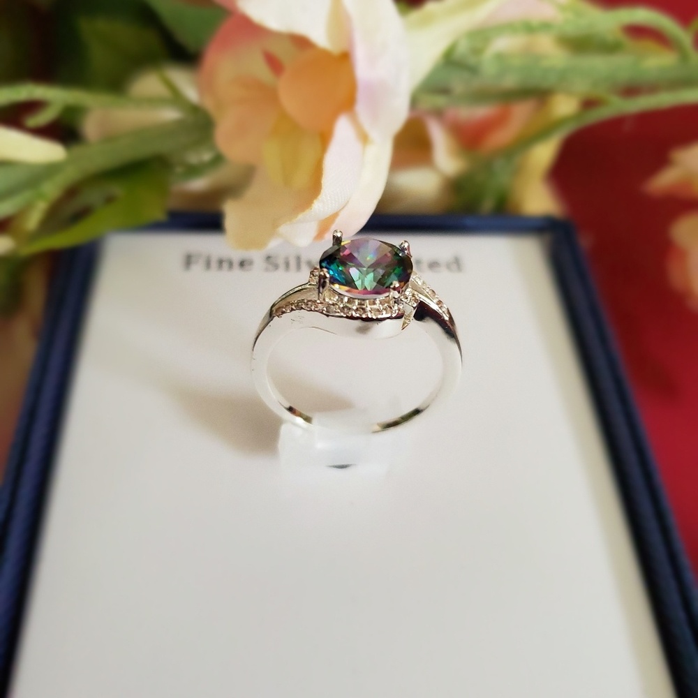 Silver plated ring - Picture 2 of 4